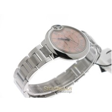 Cartier Ballon Blue 33mm automatico ref. WSBB0046 rosa nuovo